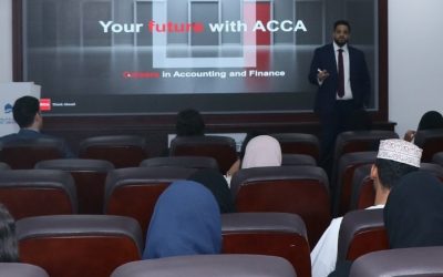 Muscat University organized an interactive lecture at #ACCA for accounting and finance students presented by Mr. Taher kapasi.